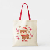 Name der niedlichen Rotkreuzung Tragetasche (Rückseite)