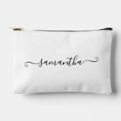 Name der Niedlichen schwarzen Signatur Zubehörtasche (Vorderseite)