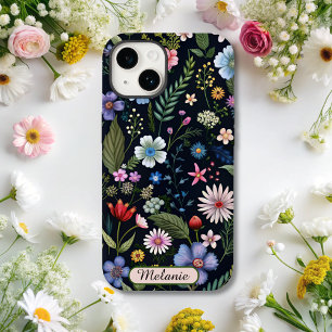 Name der niedlichen schwarzen Wildblume Case-Mate iPhone 14 Hülle