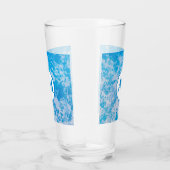 Name der Oberfläche des blauen und weißen Eises Glas (Rechts)