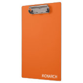Name der Orangefarbe des Monarchfalter Klemmbrett (Links)