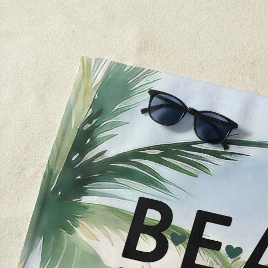 Name der Palmen am Strand Strandtuch (Beispiel)