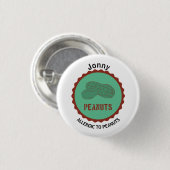 Name der Peanut Allergie Button (Vorne & Hinten)