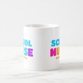 Name der personalisiert School Nurse Kaffeetasse (Mittel)
