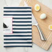 Name der Personalisierten Familie der amerikanisch Geschirrtuch (Viertel Falte)