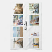 Name der personalisierten Fotokollektion Geschirrtuch (Vertikal)