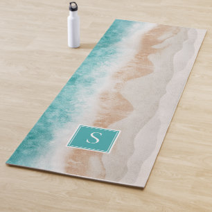 Name der personalisierten Friedlichen Beach Waves Yogamatte