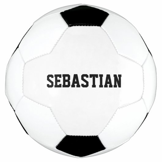 Name der personalisierten individuelle Name-Sportm Fußball (Vorderseite)