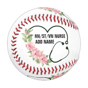 Name der personalisierten Krankenschwester Baseball