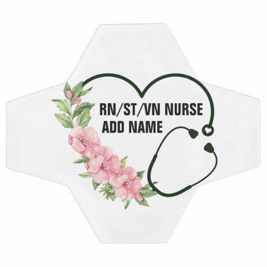 Name der personalisierten Krankenschwester Fußball (Flach)