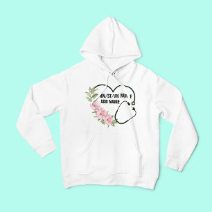 Name der personalisierten Krankenschwester Hoodie