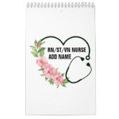 Name der personalisierten Krankenschwester Kalender (Titelbild)