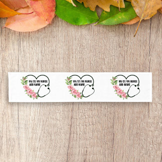 Name der personalisierten Krankenschwester Kurzer Tischläufer
