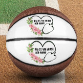 Name der personalisierten Krankenschwester Mini Basketball