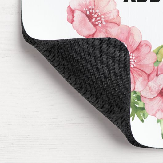 Name der personalisierten Krankenschwester Mousepad (Ecke)