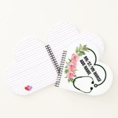 Name der personalisierten Krankenschwester Notizblock (Innenseite)