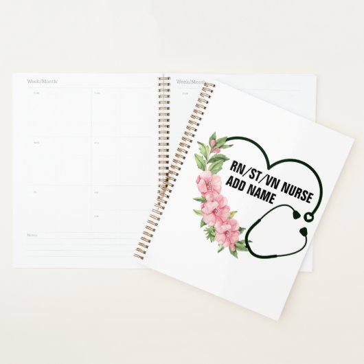Name der personalisierten Krankenschwester Planer (Anzeige)