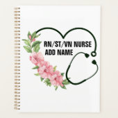 Name der personalisierten Krankenschwester Planer (Vorderseite)