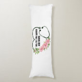 Name der personalisierten Krankenschwester Seitenschläferkissen (Vorderseite Vertikal)