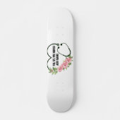 Name der personalisierten Krankenschwester Skateboard (Vorne)