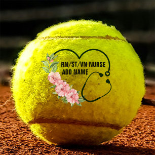 Name der personalisierten Krankenschwester Tennisbälle