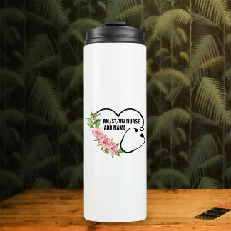 Name der personalisierten Krankenschwester Thermosbecher