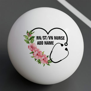 Name der personalisierten Krankenschwester Tischtennisball