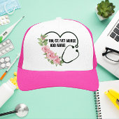 Name der personalisierten Krankenschwester Truckerkappe