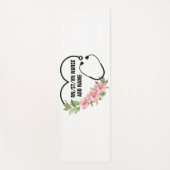 Name der personalisierten Krankenschwester Yogamatte (Vorderseite)