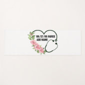 Name der personalisierten Krankenschwester Yogamatte (Vorderseite (Horizontal))