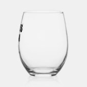 Name der personalisierten Mama Weinglas Ohne Stiel (Links)