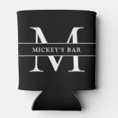 Name der personalisierten Monogramm Dosenkühler (Rückseite)