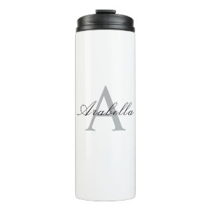 Name der personalisierten Monogramm Thermosbecher