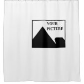 Name der Personalisierten Picture Business Company Duschvorhang (Vorderseite)