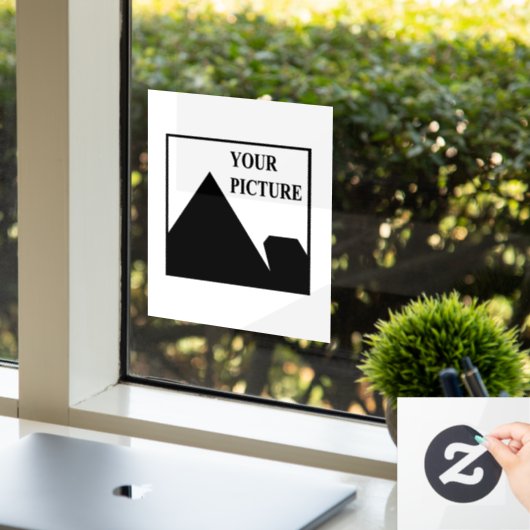 Name der Personalisierten Picture Business Company Fensteraufkleber (Büro)