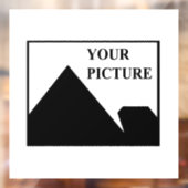 Name der Personalisierten Picture Business Company Fensteraufkleber (Blatt 2)