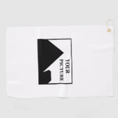 Name der Personalisierten Picture Business Company Golfhandtuch (Horizontal)