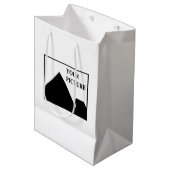 Name der Personalisierten Picture Business Company Mittlere Geschenktüte (Vorderseite Schrägansicht)