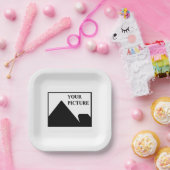 Name der Personalisierten Picture Business Company Pappteller (Party)