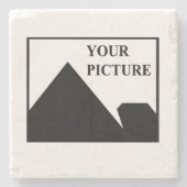 Name der Personalisierten Picture Business Company Steinuntersetzer (Vorderseite)