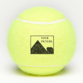 Name der Personalisierten Picture Business Company Tennisbälle (Rückseite)