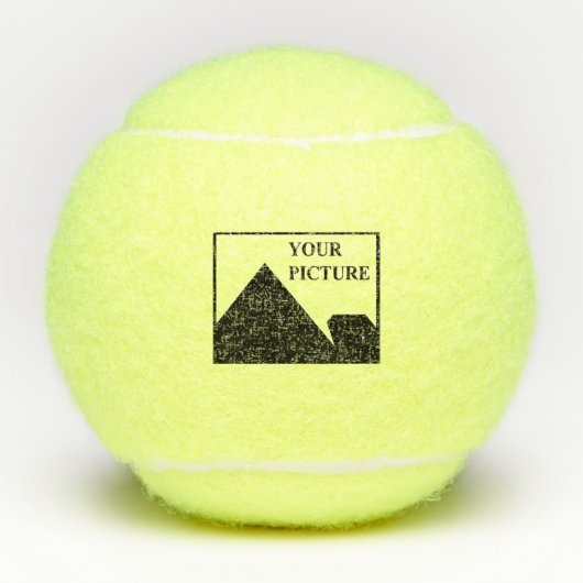 Name der Personalisierten Picture Business Company Tennisbälle (Vorderseite)