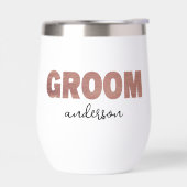 Name der personalisierten Rose Gold Grobname (Links)
