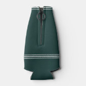 Name der Personalisierten Rustikalen Bärenfamilie Flaschenkühler (Rückseite)