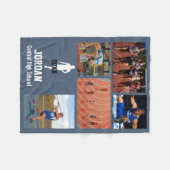 Name der personalisierten Track- und Feldfotokopie Fleecedecke (Vorderseite (Horizontal))