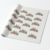 Name der Personalisierten Weihnachtslandschaft Geschenkpapier (Ungerollt)