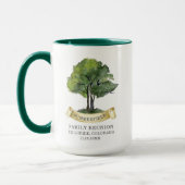 Name der personalisierten Wiedersehen-Baumstruktur Tasse (Links)