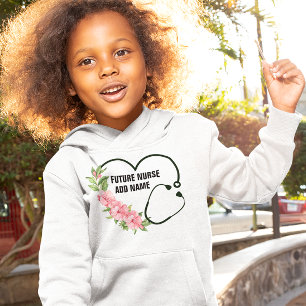Name der personalisierten zukünftigen Krankenschw Hoodie