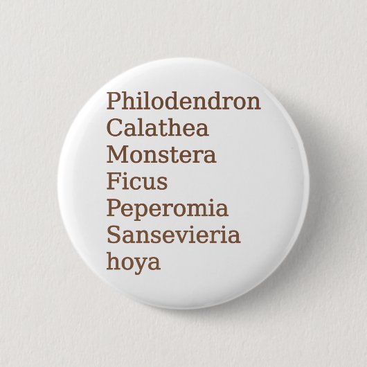 Name der Pflanze Button (Vorderseite)