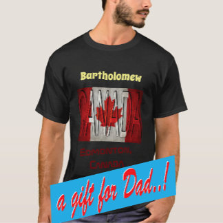 Name der phantastischen kanadischen Flagge T-Shirt